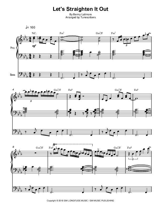 Let's Straighten It Out (arr. Tunescribers)