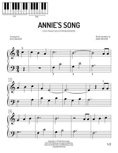 Annie's Song (arr. Iza Camacho F.)