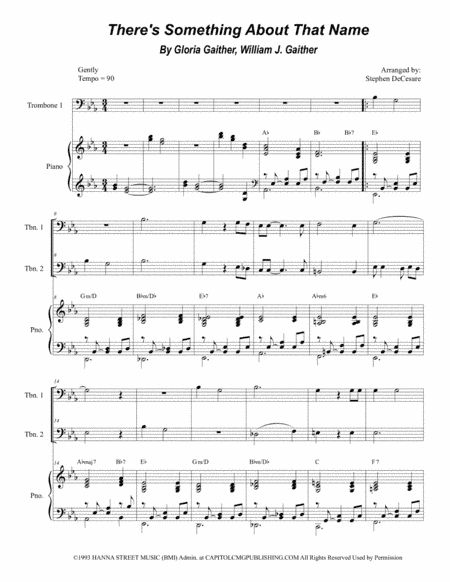 There's Something About That Name (arr. Stephen DeCesare)