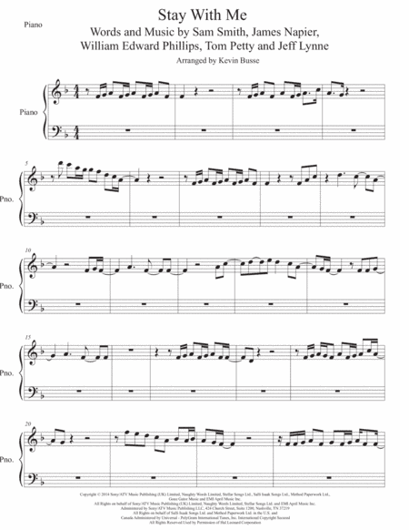 Stay With Me (arr. Kevin Busse)