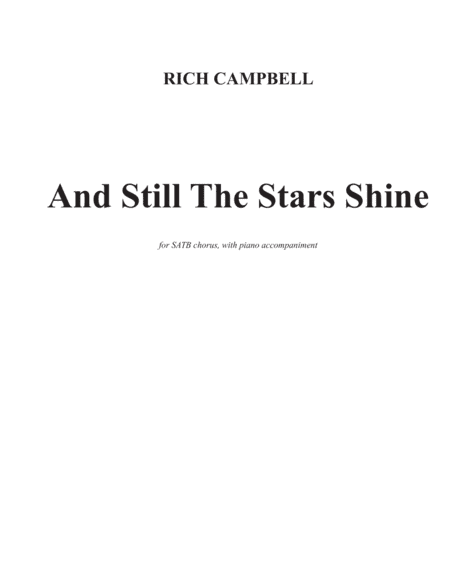 And Still The Stars Shine
