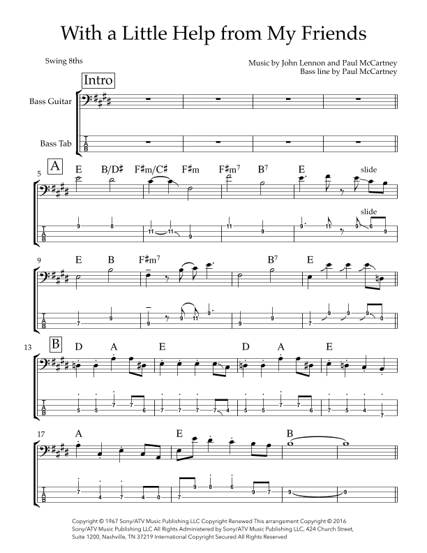 With A Little Help From My Friends (arr. Josh Cohen)