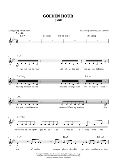 Golden Hour (arr. Valdir Maia)