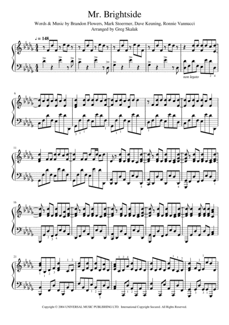 Mr. Brightside (arr. Greg Skalak)