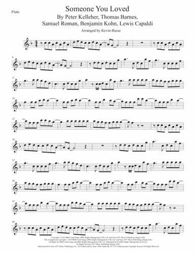 Someone You Loved (arr. Kevin Busse)