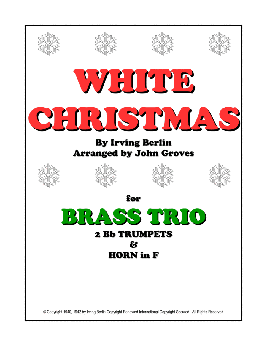 White Christmas (arr. John Groves)