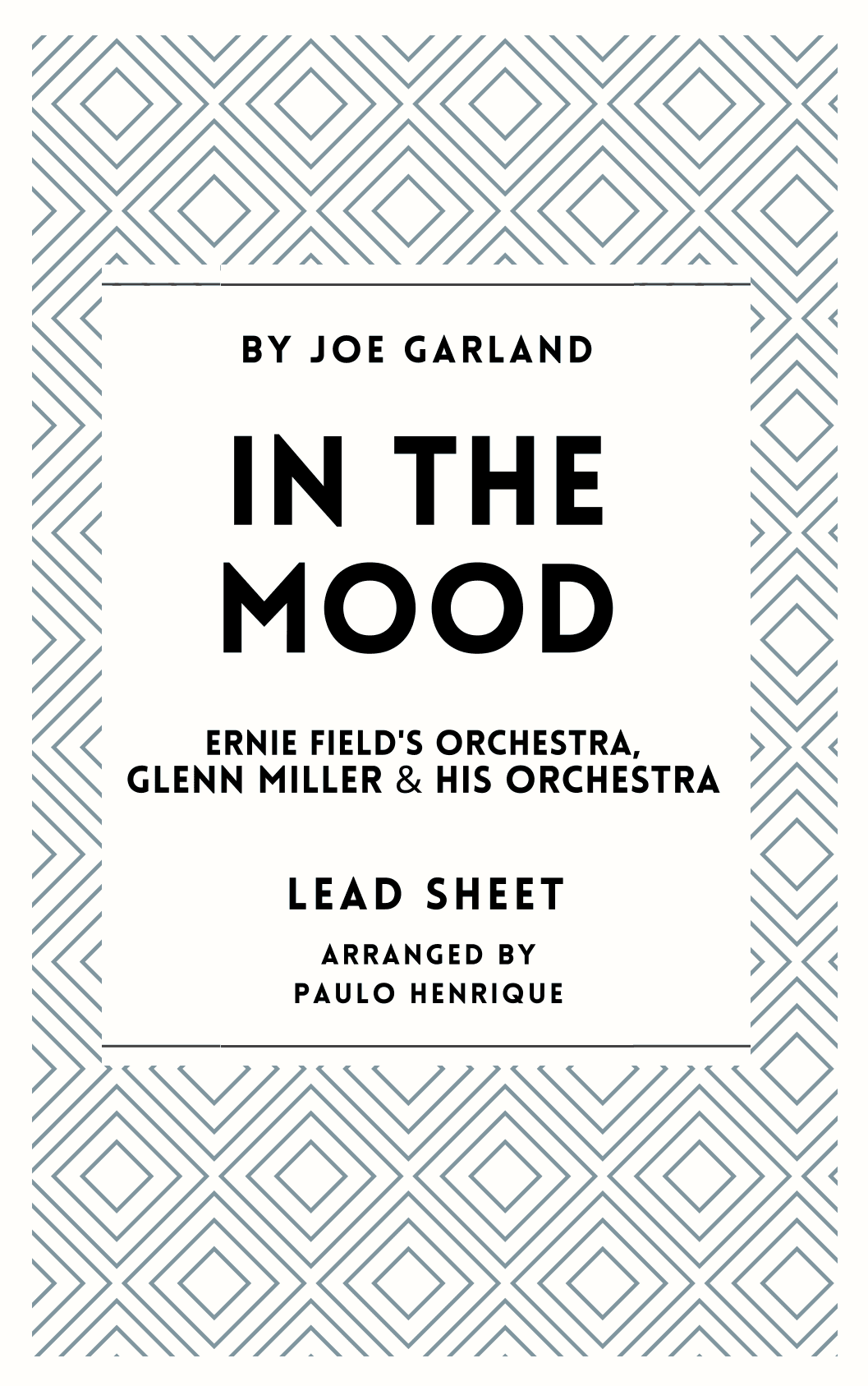 In The Mood (arr. Paulo Henrique)