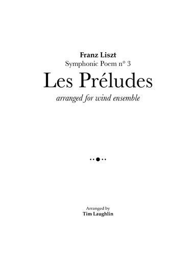 Les Preludes (Band) (arr. Tim Laughlin)