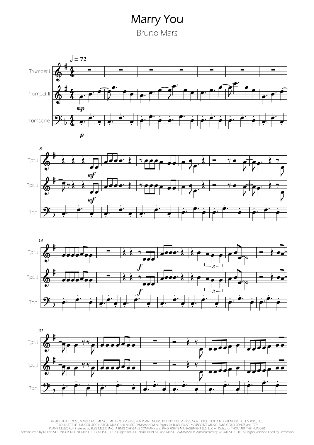 Marry You (arr. Ygor Nunes)