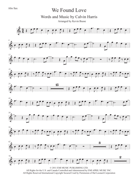 We Found Love (arr. Kevin Busse)