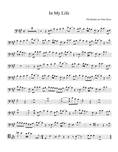 In My Life (arr. Patricia Ryan)