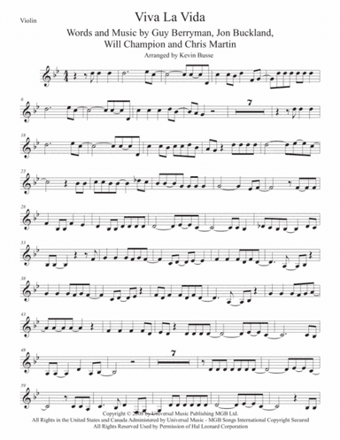 Viva La Vida (arr. Kevin Busse)