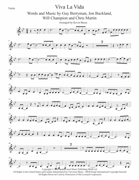 Viva La Vida (arr. Kevin Busse)