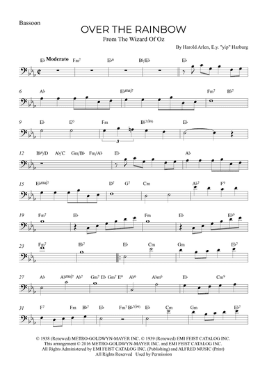 Over The Rainbow (arr. Alex Nunes Rodrigues)