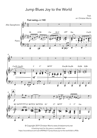 Jump Blues Joy to the World (arr. Hoopla Sheet Music)