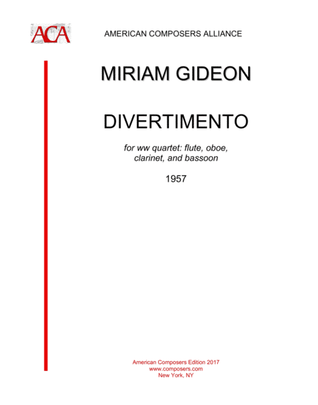 [Gideon] Divertimento