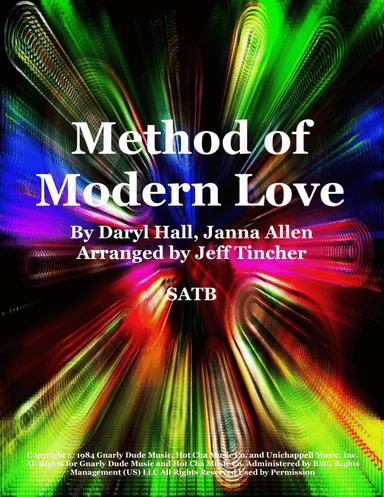 Method Of Modern Love (arr. Jeff Tincher)