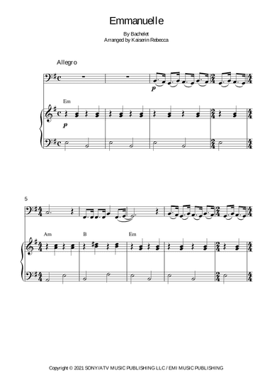 Emmanuelle (arr. Kaiserin Rebecca)