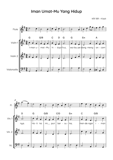 Faith of our Fathers / Iman Umat-Mu Yang Hidup (arr. Angie Wiranata)