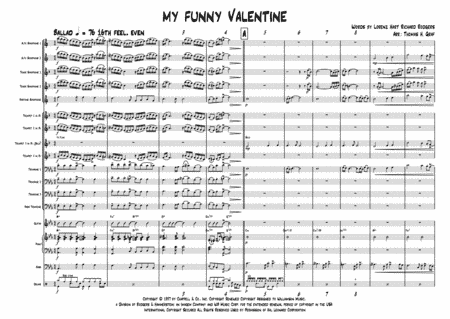 My Funny Valentine (arr. Thomas H. Graf)