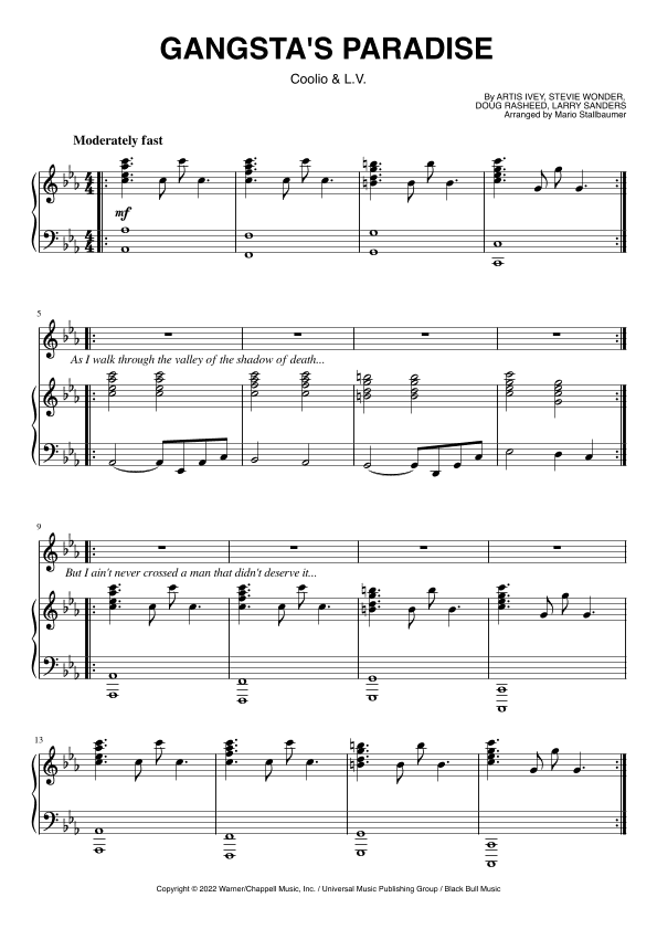 Gangsta's Paradise (arr. Mario Stallbaumer)
