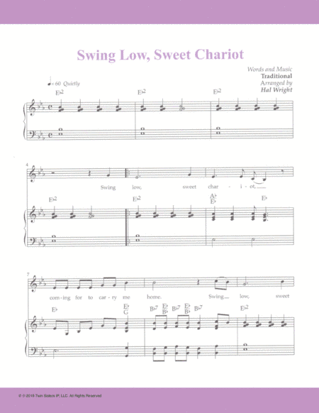 Swing Low Sweet Chariot (arr. Hal Wright)