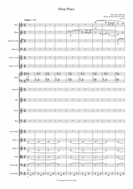 Deep Peace, Op. 36