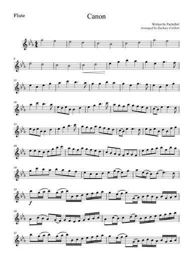 Canon (arr. Zachary Corbett)