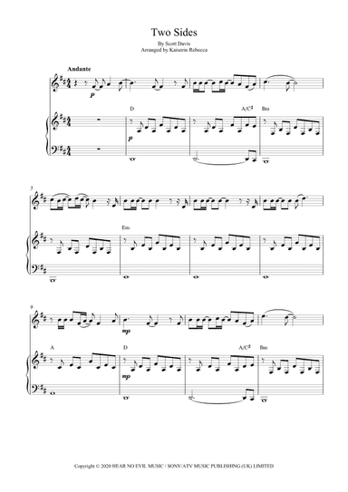 Two Sides (arr. Kaiserin Rebecca)