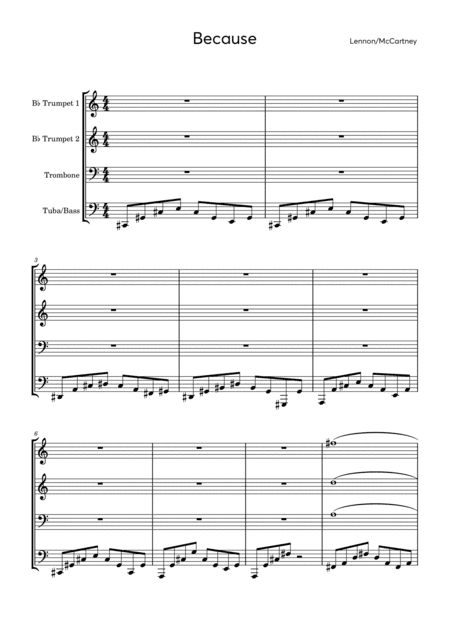 Because (arr. Julia Reddy)