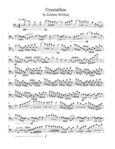 Crystallize (arr. Anya Alston)