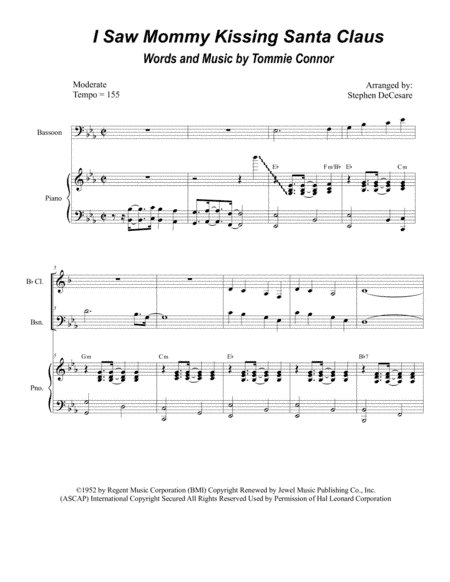 I Saw Mommy Kissing Santa Claus (arr. Stephen DeCesare)