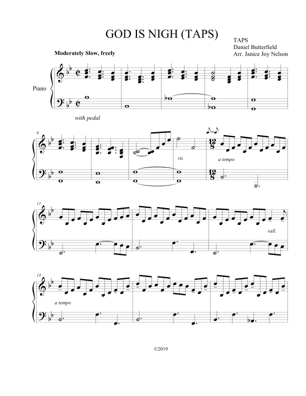 TAPS - God Is Nigh (arr. Janice Joy Nelson)
