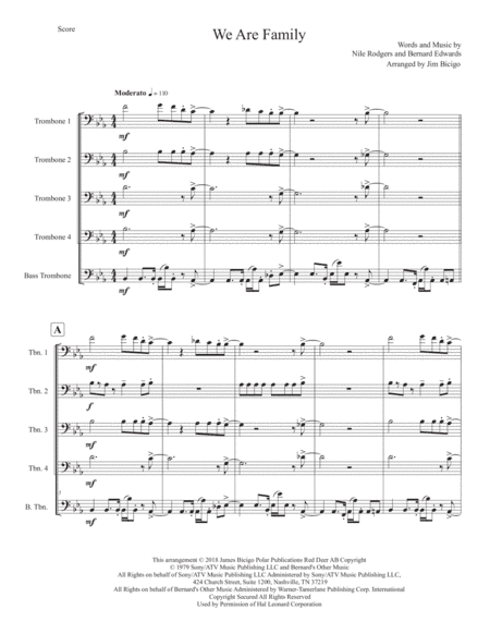 We Are Family (arr. Jim Bicigo)