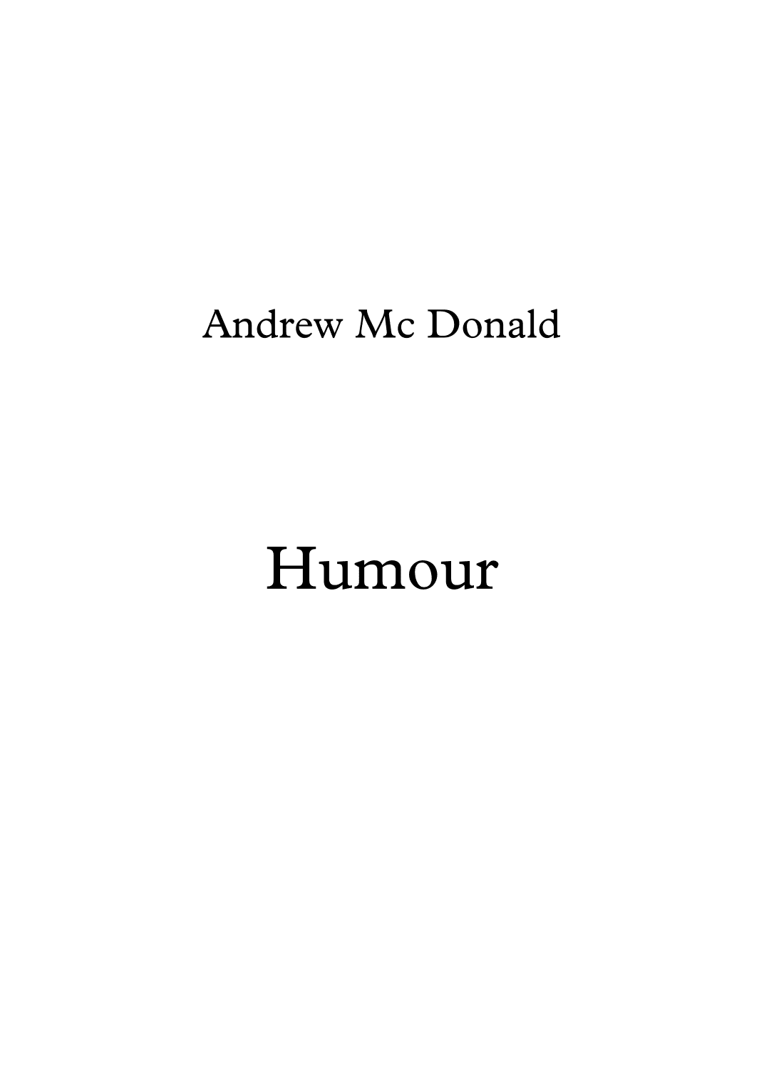 Humour