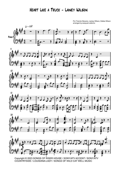Heart Like A Truck (arr. by ezequiel zeferino)