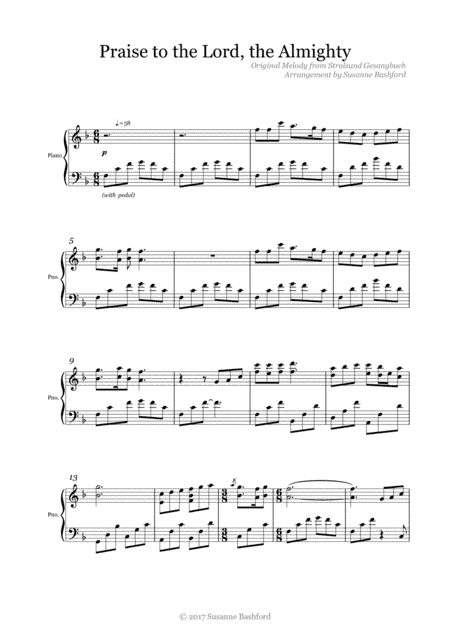 Praise to the Lord, the Almighty (arr. Susanne Bashford)