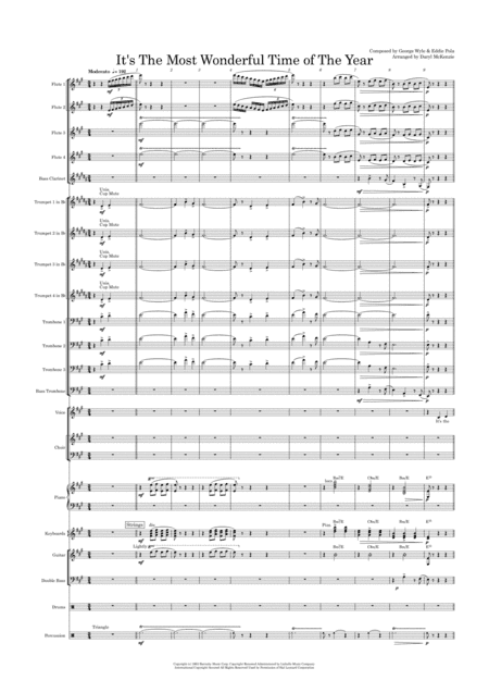 The Most Wonderful Time Of The Year (arr. Daryl McKenzie)