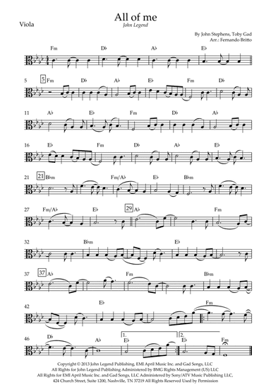 All Of Me (arr. Fernando Britto)