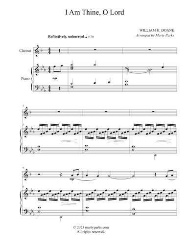 I Am Thine, O Lord (arr. Marty Parks)