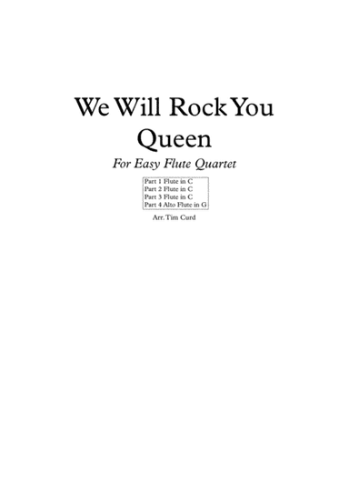 We Will Rock You (arr. Tim Curd)