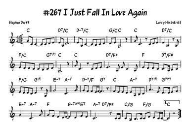 I Just Fall In Love Again (arr. John Fries)
