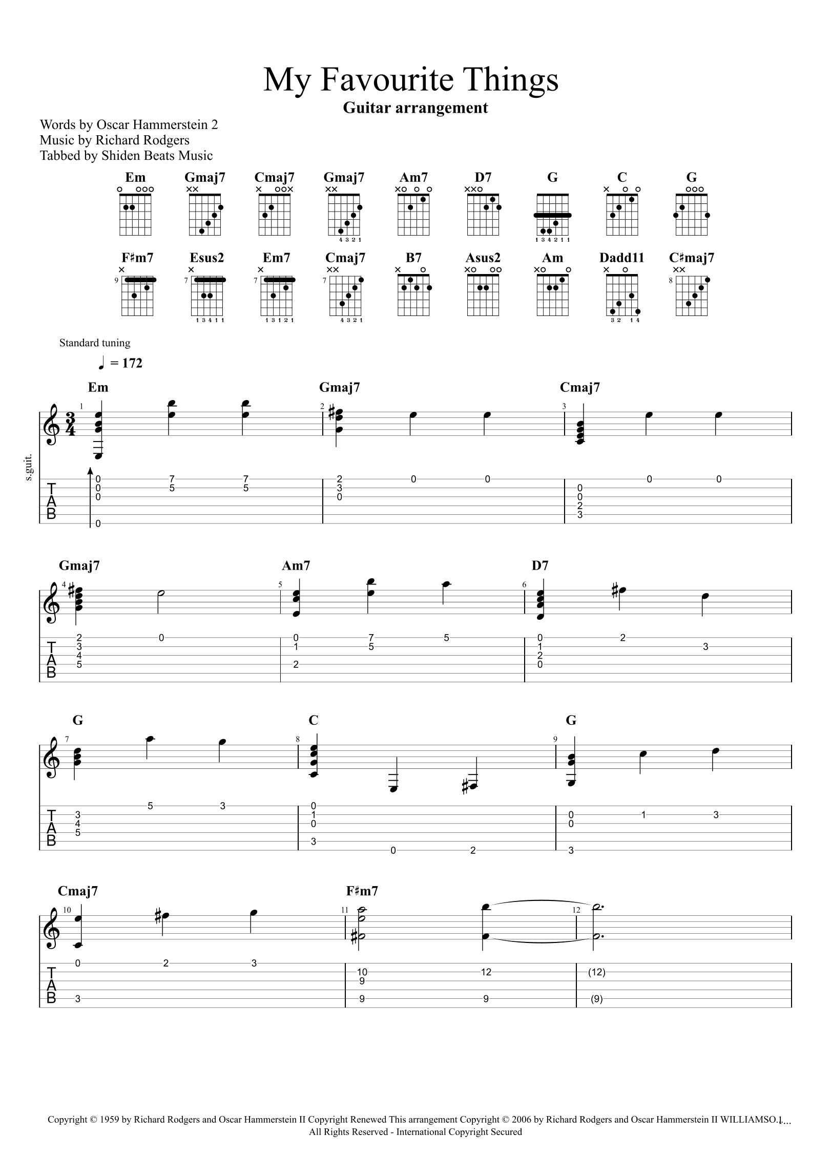 My Favorite Things (arr. Shiden Beats Music)
