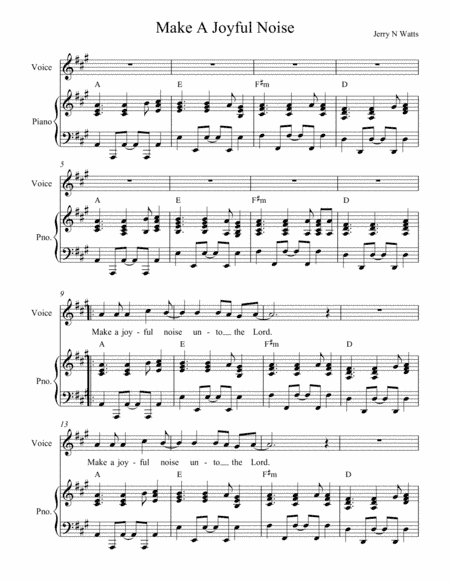 Make a Joyful Noise