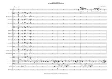 Man! I Feel Like A Woman! (arr. Daryl McKenzie)