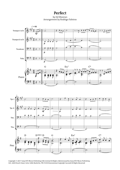 Perfect (arr. Rodrigo Faleiros)