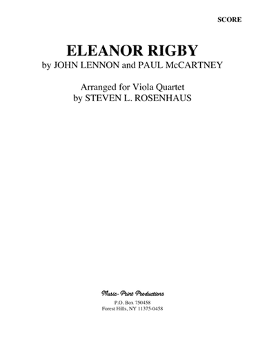 Eleanor Rigby (arr. Steven L. Rosenhaus)