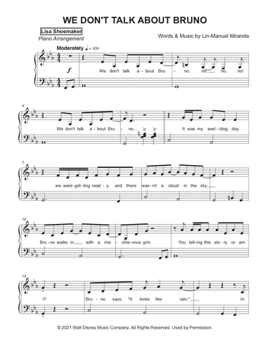 We Don't Talk About Bruno (arr. Lisa Shoemaker)