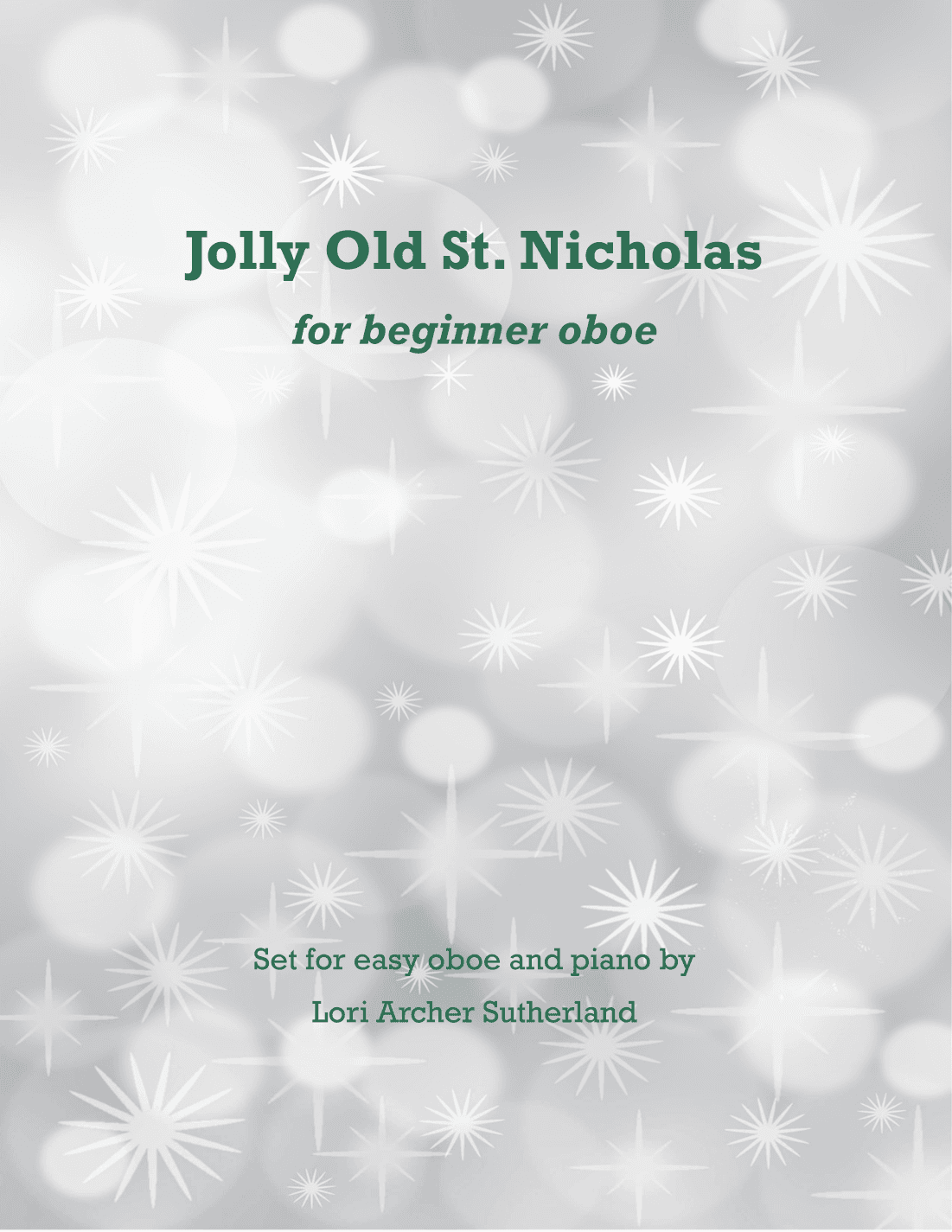 Jolly Old St. Nicholas (arr. Lori Archer Sutherland)