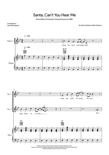 Santa Can't You Hear Me (arr. Samuel Sequeira)